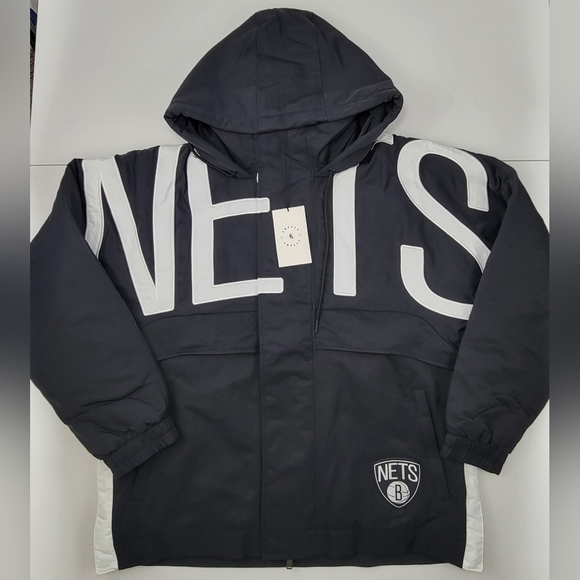 Nike x Ambush NBA Collection Brooklyn Nets Jacket DB8576-010 Women’s Size L New - Picture 1 of 13